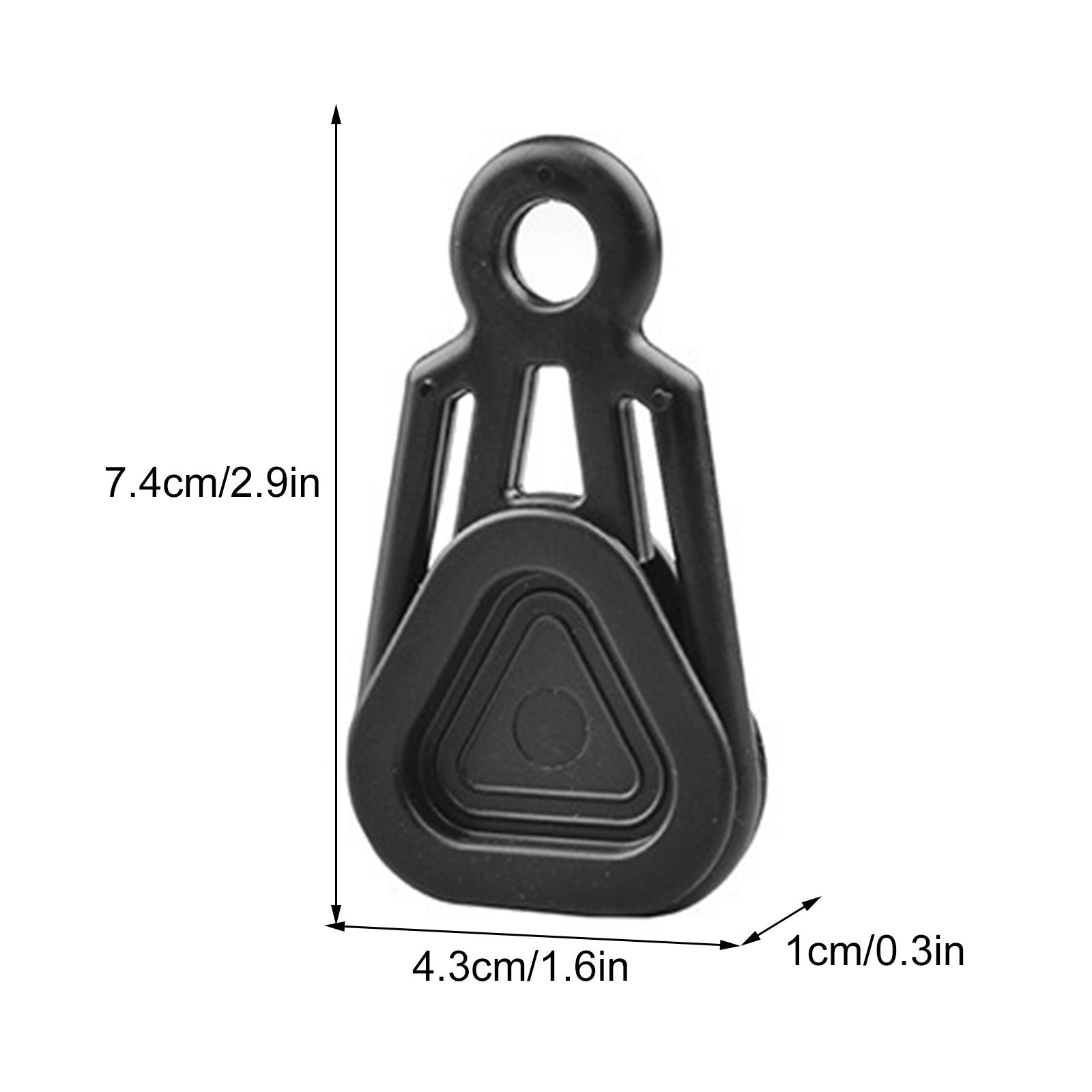 Cheap Goat Tents Outdoor Camping Tent Clip ABS Material Heavy Duty Wind Point Pull Clamp Part Color Rope Clip Hook 2 Awning Windproof Tent U3Y3   
